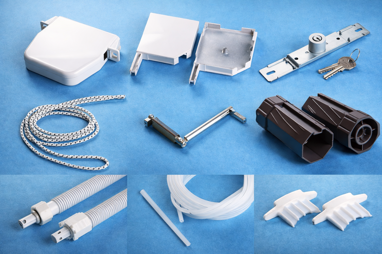 Запчасти и комплектующие для рольставней.