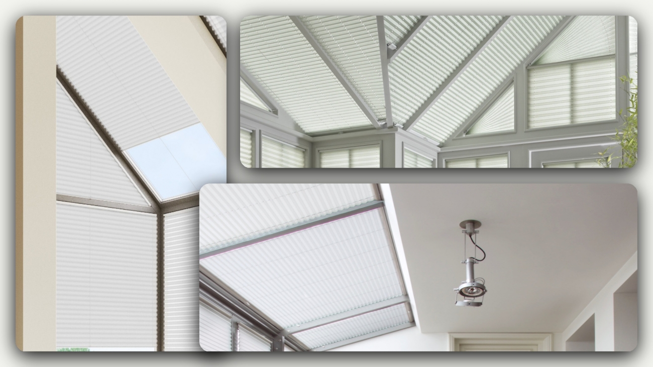 Шторы плиссе для сложных форм и потолочных окон.