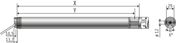 Привод SOMFY 1001581 SONESSE 40 RTS 9/12 Привод SOMFY 1001581 SONESSE 40 RTS 9/12
