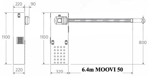 MOOVI 50 Габаритные размеры MOOVI 50 Габаритные размеры