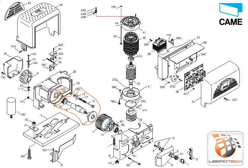 119RIBX028 выходной вал 119RIBX028 выходной вал