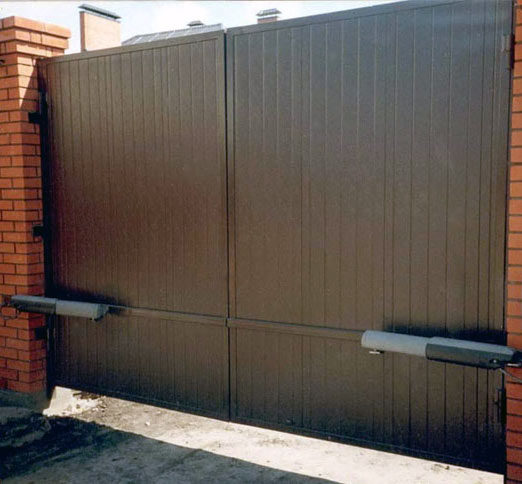 Автоматизированные распашные ворота Автоматика для ворот