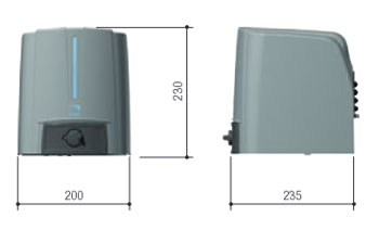 габаритный размер привода Fast 40 габаритный размер привода Fast 40