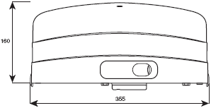 Привод ROGER R23/371 для распашных ворот Габаритные размеры Привод ROGER R23/371 для распашных ворот Габаритные размеры
