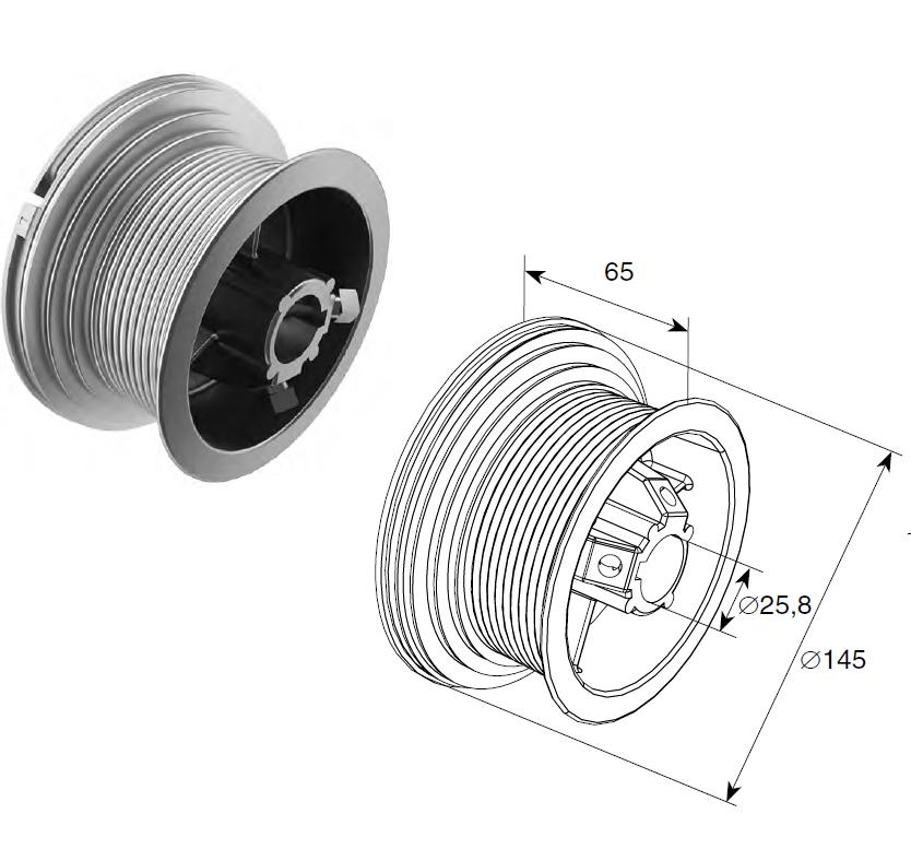 11005 OMI  54 HL-LD барабан габариты 11005 OMI  54 HL-LD барабан габариты