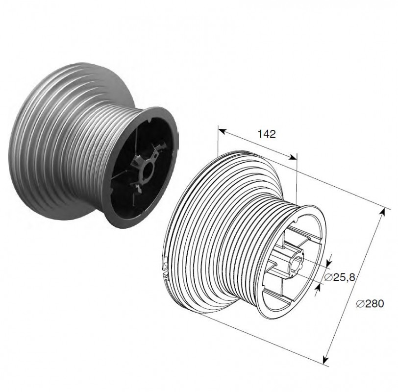 11008 OMI 164 HL барабан Габаритные размеры 11008 OMI 164 HL барабан Габаритные размеры
